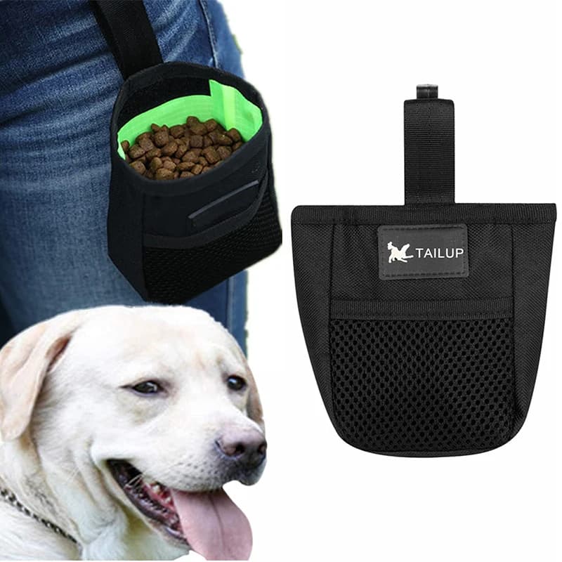 Borsa da addestramento per Snack per cani borsa da regalo per animali domestici borsa da viaggio per cuccioli portatile all'aperto cani porta Snack tasca per contenitori per alimenti