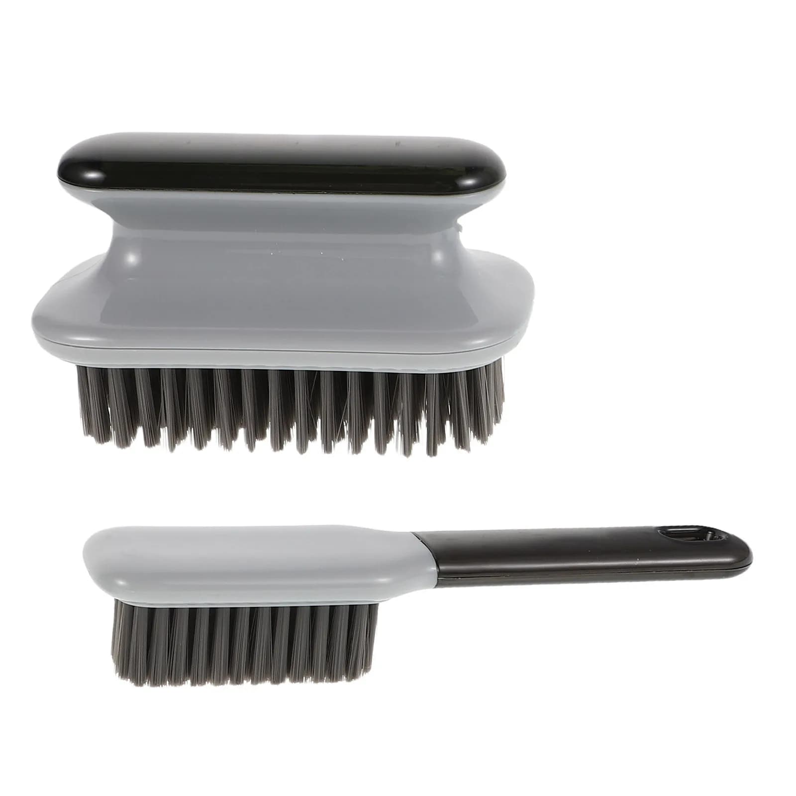 Set di 2 Spazzole per Scarpe in Plastica Resistente con Setole Morbide per Scarpe, Vestiti, Lavanderia, Bagno, Doccia, WC, Auto, Animali Domestici, Tessuti e Rimozione Macchie