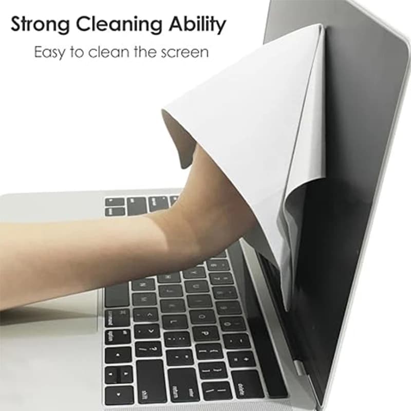 Microfiber Dustproof Laptop Screen Cleaning Cloth for MacBook Pro 13/15/16 Protective Notebook Palm Keyboard Blanket Cover