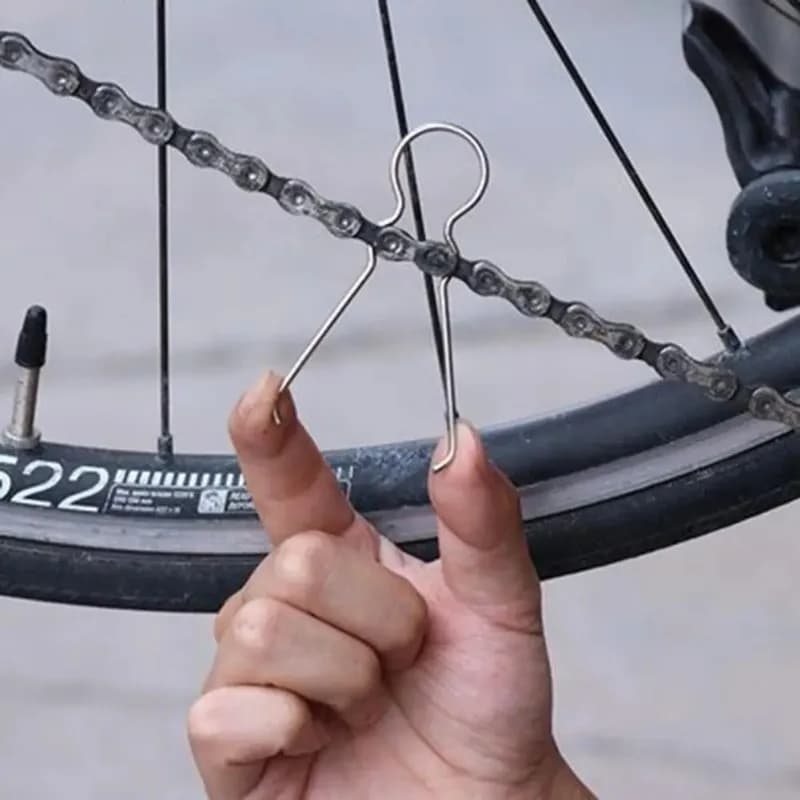 Pinza per lucchetto a catena Strumento per la rimozione del lucchetto a catena antiruggine Strumento per collegamento rapido della catena della bicicletta Strumento per la riparazione della catena a forbice per catena della bicicletta