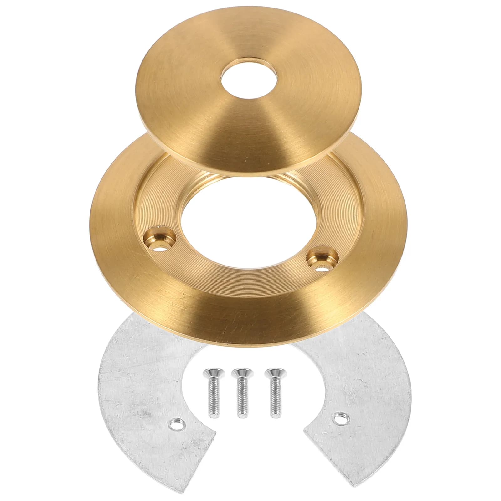 1Set Aluminum Lamp Shade Fixing Ring for Glass Globe Lights Universal Fit Easy Install Anti-Drop Secure Mounting Ring Lighting