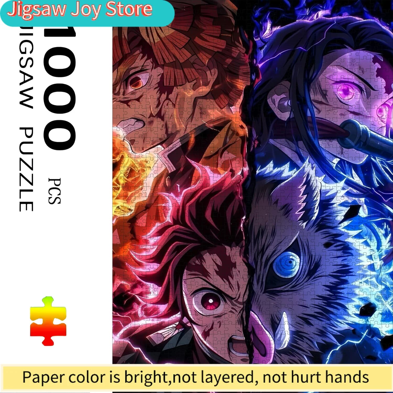 Puzzle di Carta a Tema Anime ad Alta Difficoltà - Gioco Interattivo di Grandi Dimensioni per Adulti e Famiglie, Decorazione Fai-da-Te per la Casa, Sfida Mentale