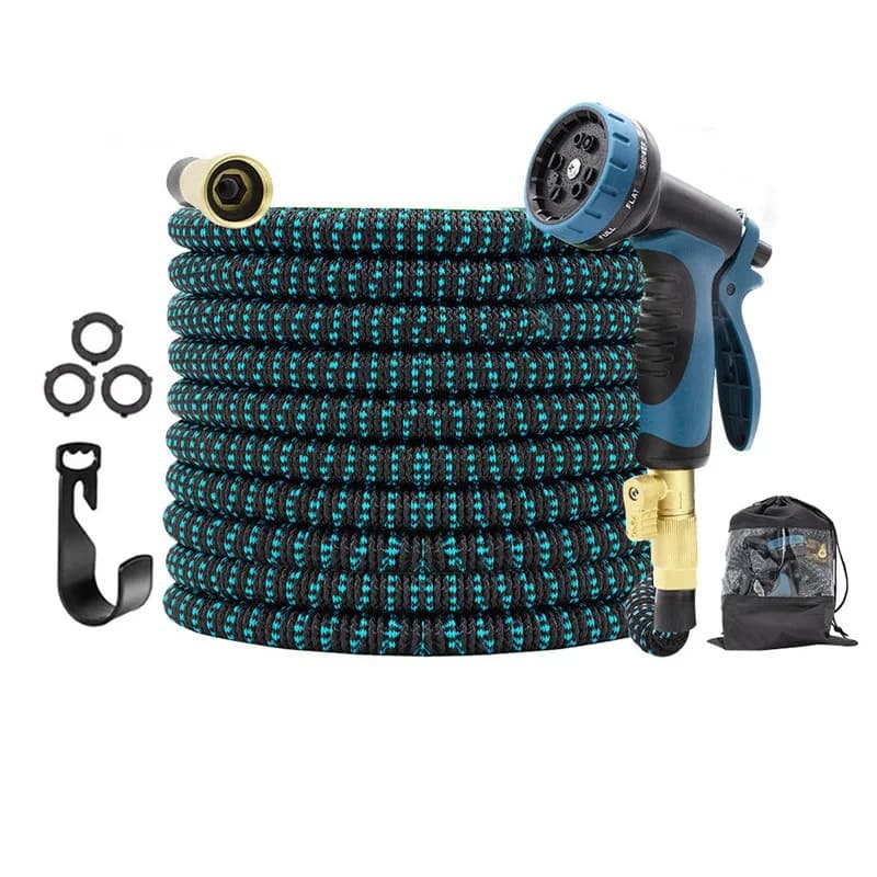 Set di Tubi Telescopici per Irrigazione, Tubo per Lavaggio Auto e Innaffiamento Fiori, Tubo Telescopico da Giardino