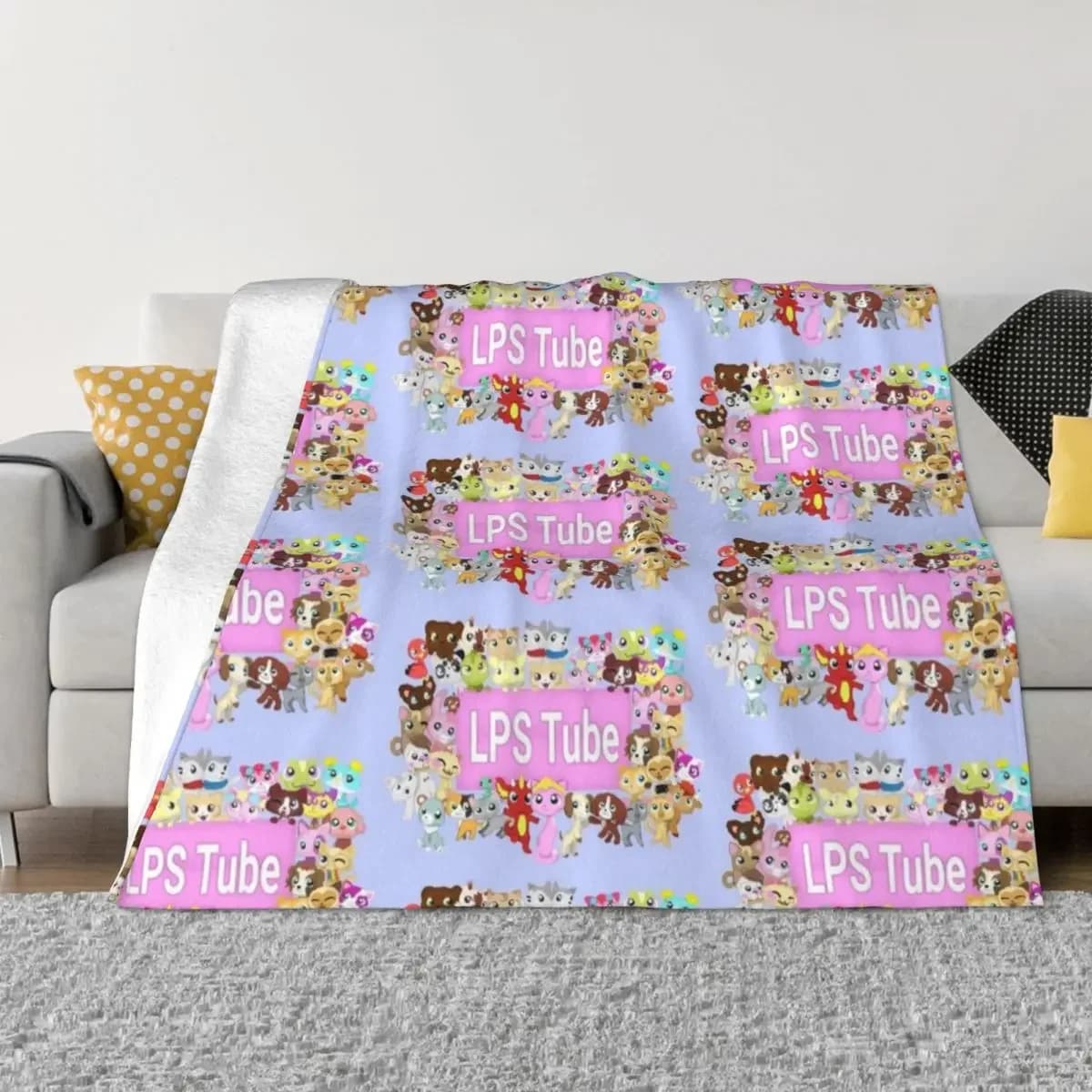 Gruppo mascotte tubo LPS! Coperta cosplay anime coperte carine pesanti