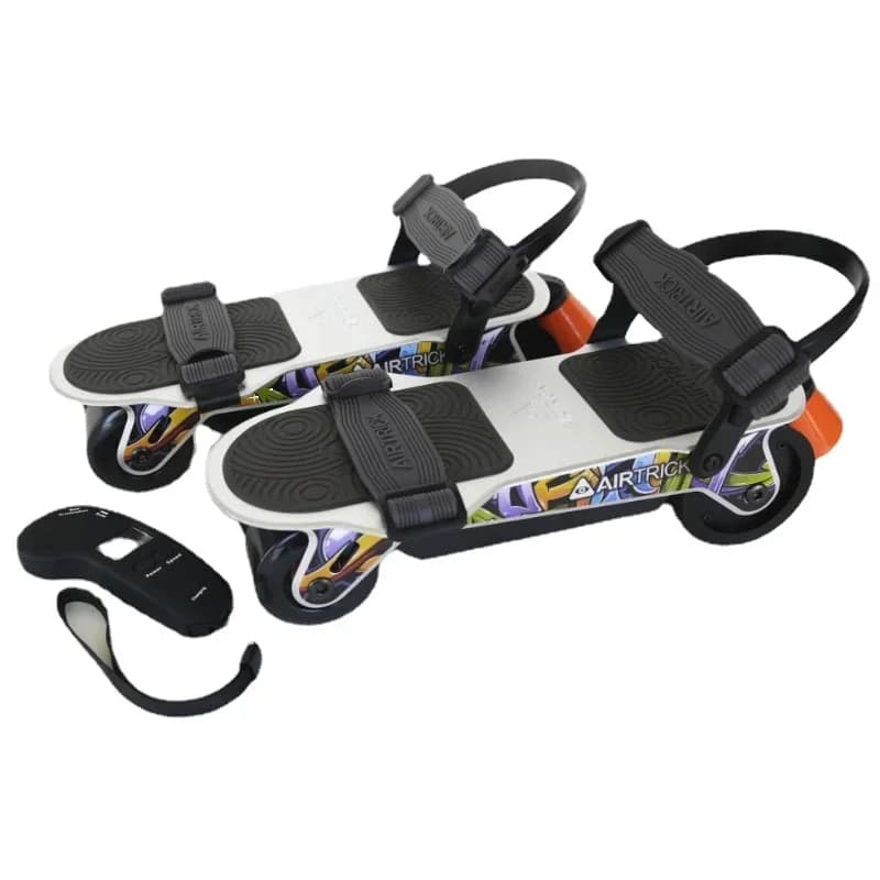 AIRTRICK-Scarpe da pattinaggio a rotelle elettriche, manufatto da passeggio professionale, spazzolatura per cani da pendolarismo, pieghevole da strada, sci portatile