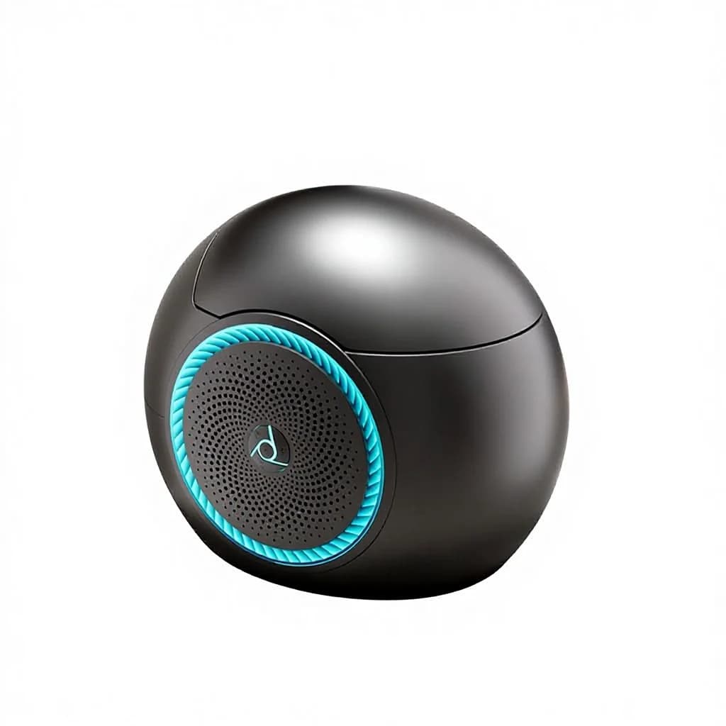 WC Intelligente MYN Integrato a Forma di Uovo con Musica, Impermeabile, Controllo Vocale, Telecomando, Montaggio a Pavimento, Ceramica, Garanzia di 3 Anni, Scarico a P