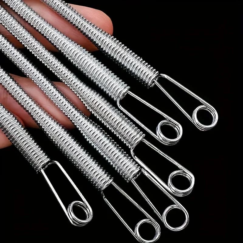 2pcs elastic thread threader flexible tool safety rope thread for compact spaces - Home sewing for pants, hats, sweatshirts