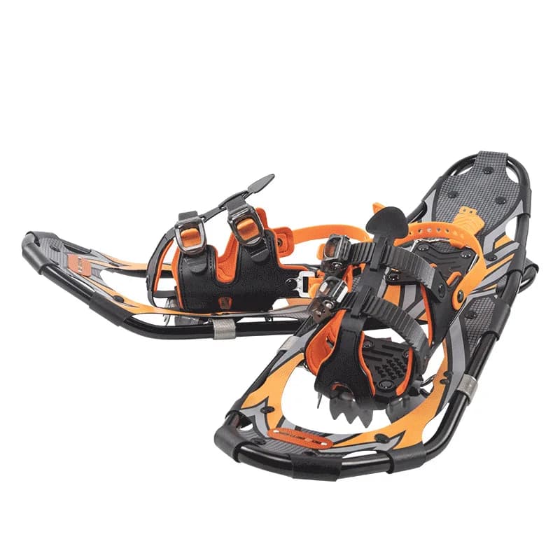 Attrezzatura da snowboard per esterni in lega di alluminio Scarpe da arrampicata in montagna Scarpe da ginnastica da trekking regolabili antiscivolo Viaggi da trekking sulla neve