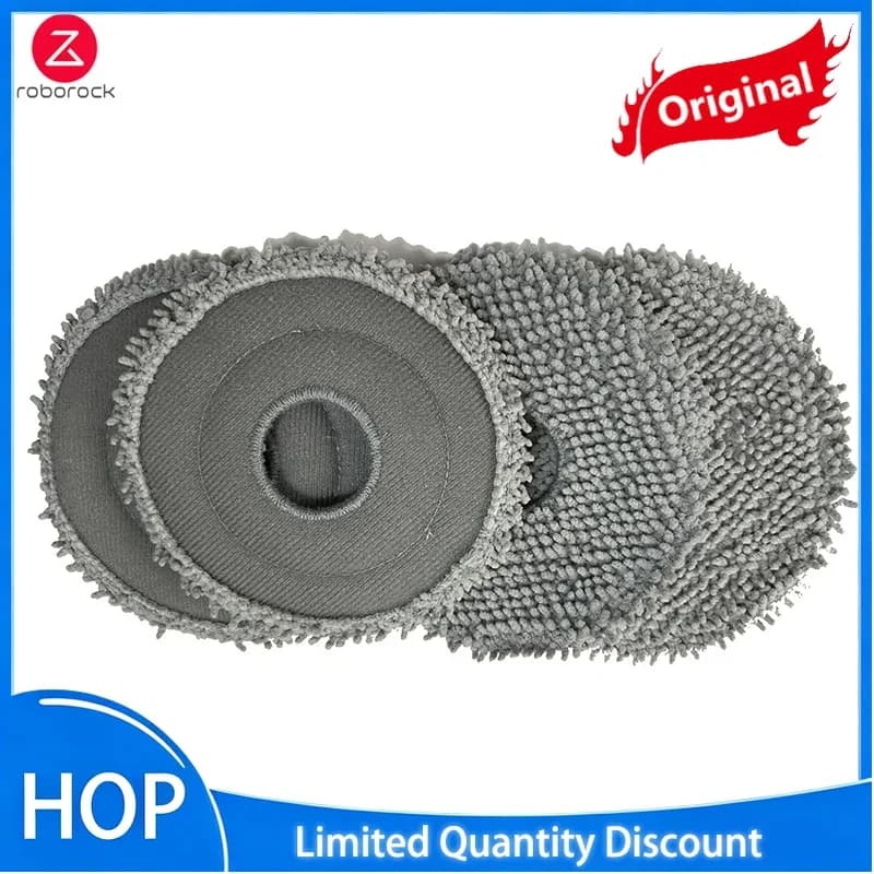 Original Mop Cloth for Roborock Qrevo Curv/Qrevo Pro/Qrevo S/Qrevo Master/Qrevo Plus Vacuum Cleaner Parts New Mop Accessoies