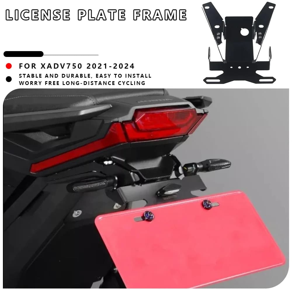 MTKRACING per HONDA XADV 750 2021-2024 Moto Fender Eliminator Tail Tidy Staffa con LED Portatarga