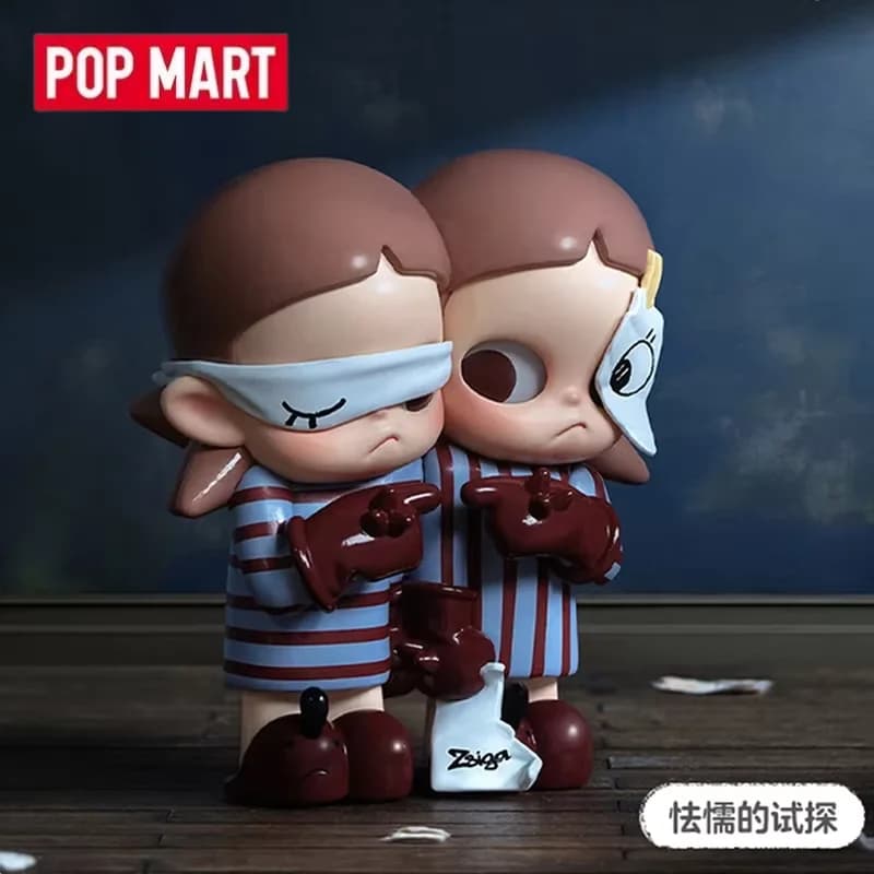 POPMART Zsiga Gemelli Serie Cieco Casuale Scatola Cieca Giocattoli Kawaii Anime Action Figure Caixa Caja Surprise Mystery Bag Toy