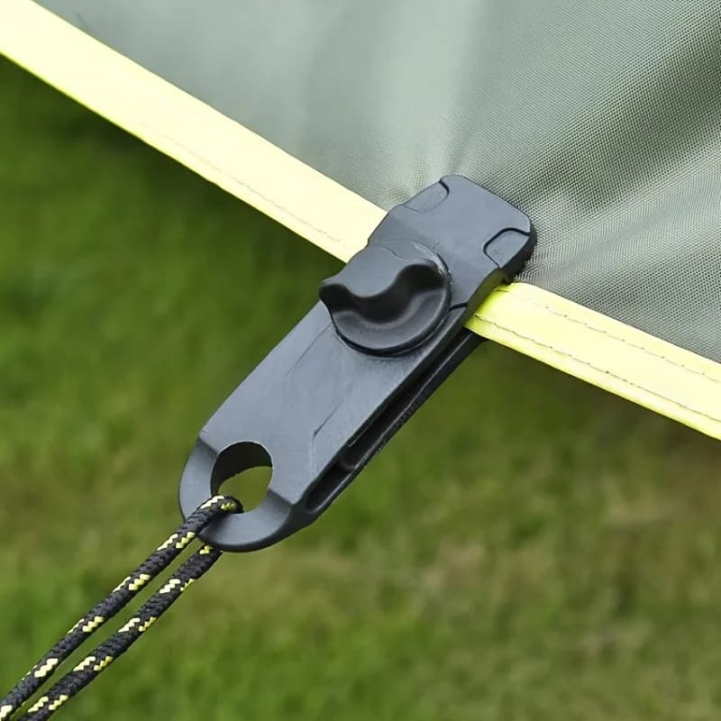 2 Pezzi Clip di Fissaggio Antivento per Tenda, Fermagli Antivento, Accessori per Tende da Campeggio per Campeggio all'Aperto
