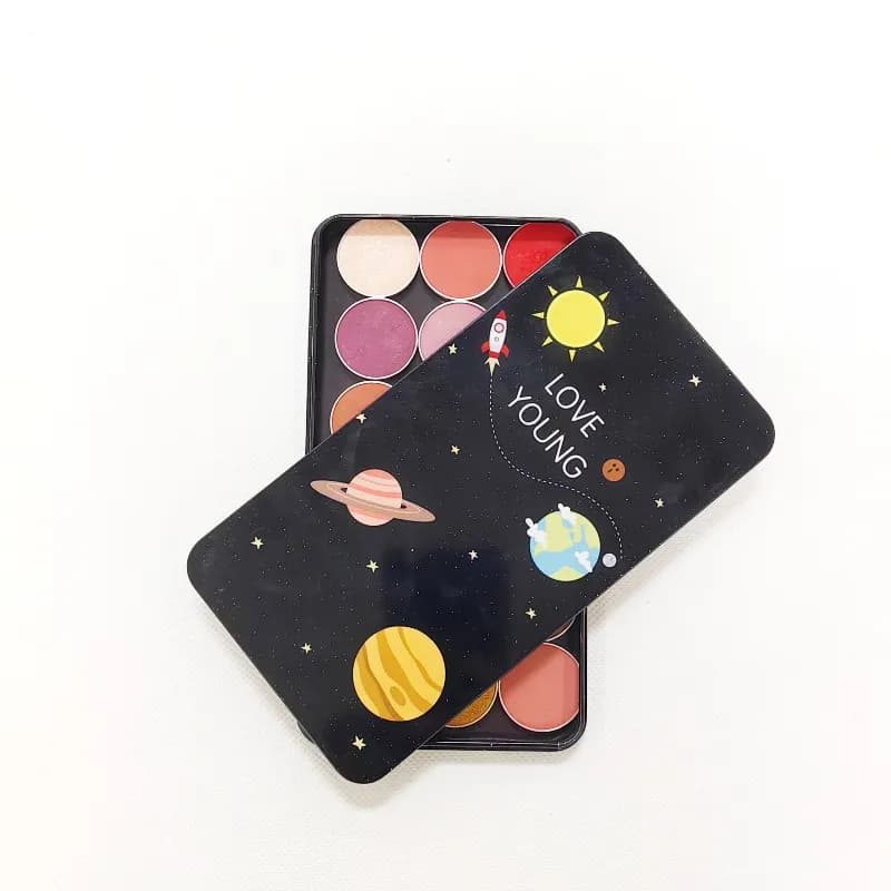 Metal Iron Material 1.2cm Deep Depth Empty Magnetic Makeup Travel Palette for DIY Your Eyeshadow, Lipstick Dish Blush Powder