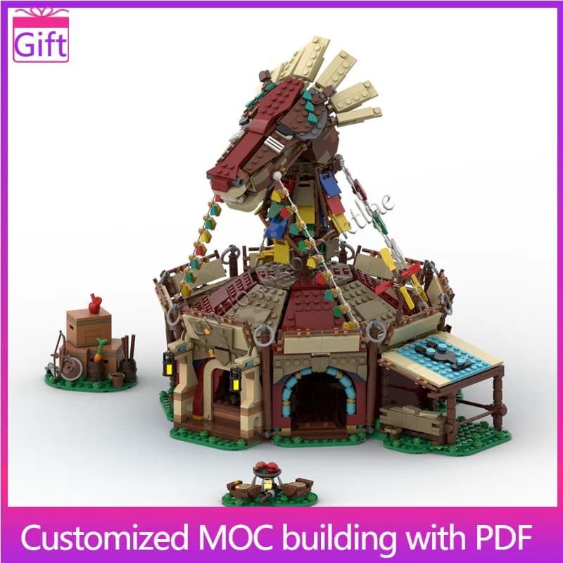 2492 PCS MOC Personalizza Casa in legno Building Blocks Mattoni Modello Bambini Educativi Assemblaggio fai da te Giocattoli Regalo a sorpresa di Natale