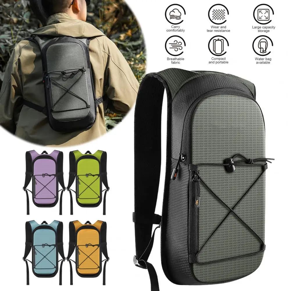 Outdoor hydration backpack Sports water backpack Running backpack with 1.5 liters water bladder for cycling