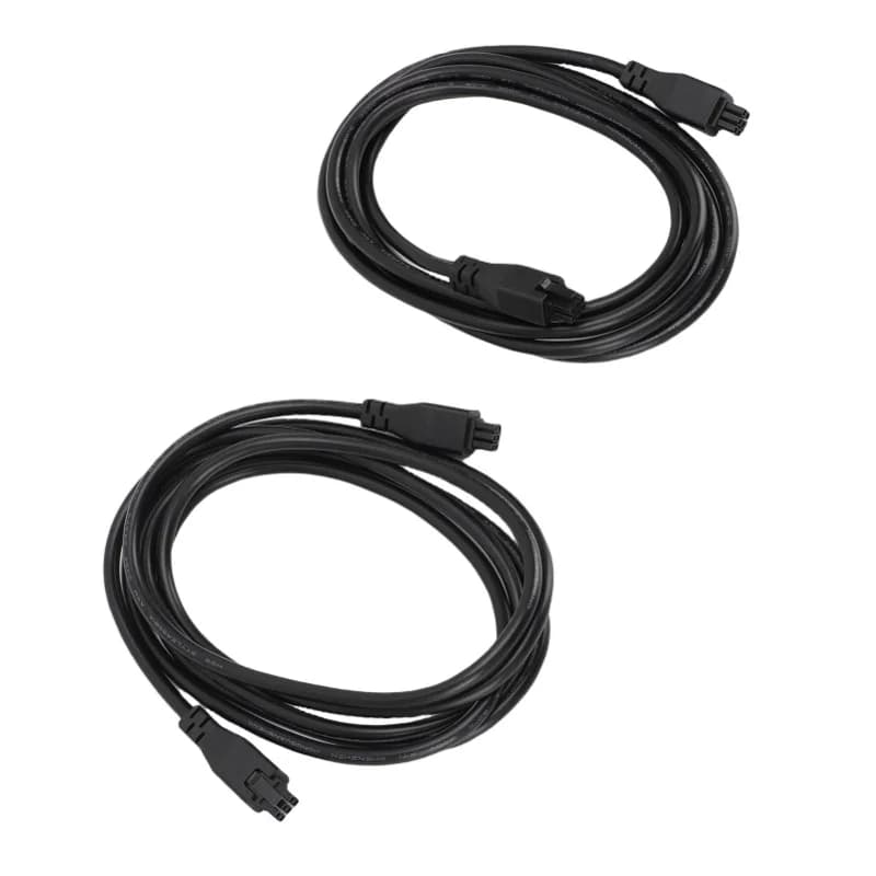 Cavo di prolunga da 2 pezzi adatto per stampante 3D Creality K2 Plus, cavo bus per stampante 3D da 2 m, 6 pin, 24 AWG