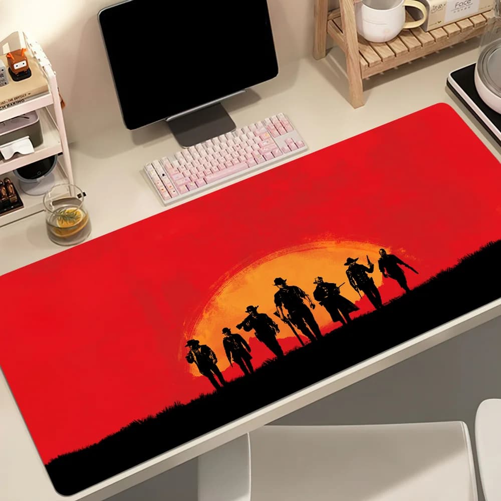 R-Red Dead R-Redemption Mouse Pad Non-slip Thickened MousePad Student Gaming Cushion Large Writing Lockedge Office