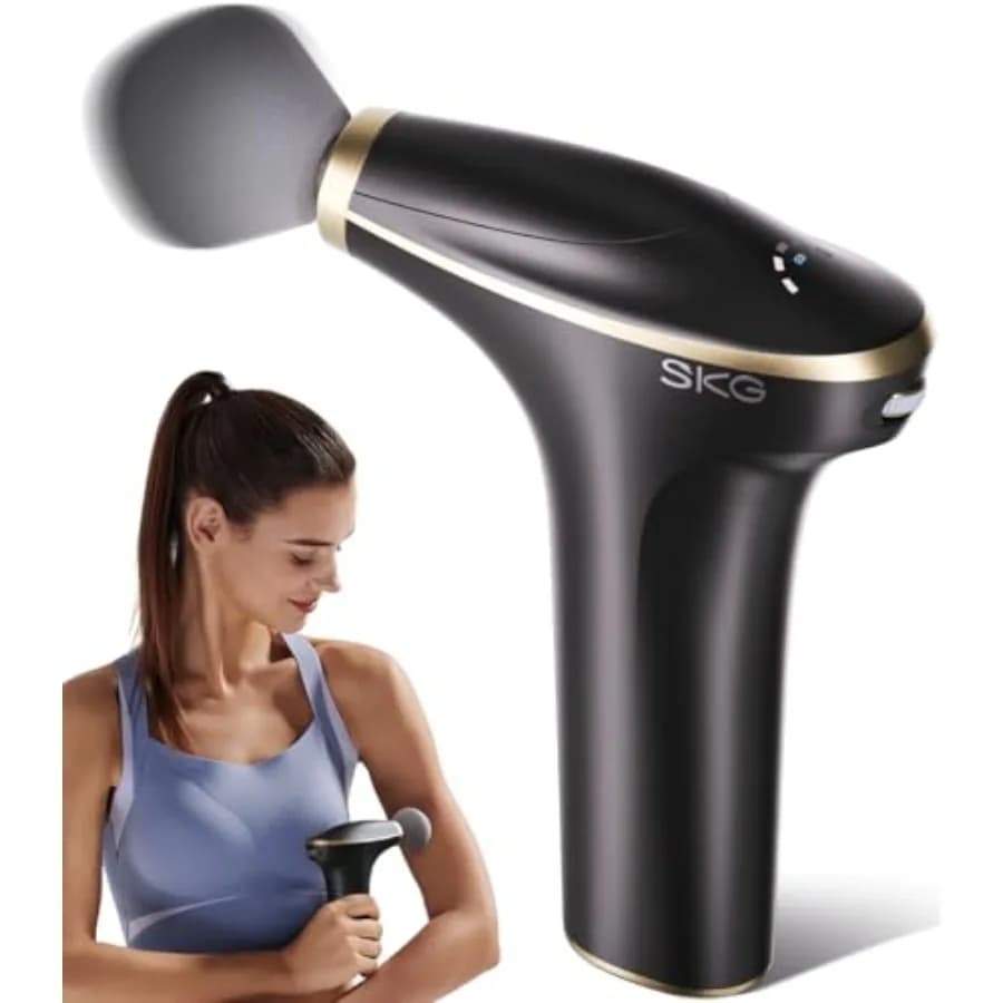 Mini Massage Gun Background Fabrics for Women and Men, Eligible for FSA and HSA, Birthday Gift, 10mm, Portable Percussion Massage