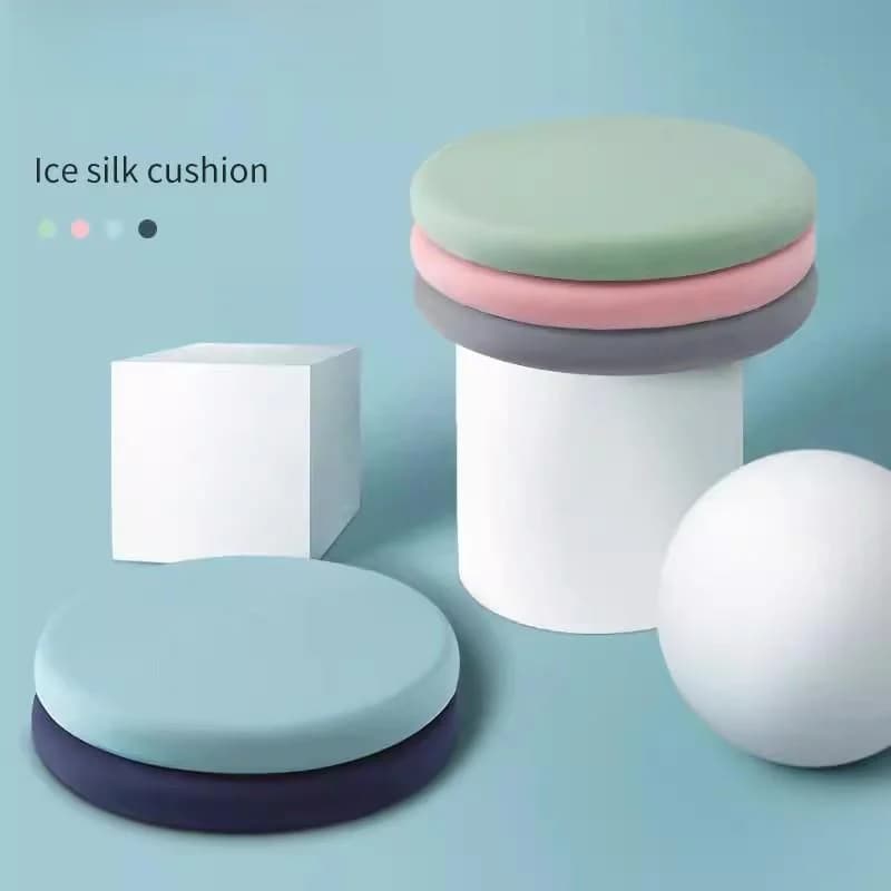 Summer Memory Foam Ice Silk round Meditation Cushion Chair Pad Japanese Style Floor Pad Bench Sofa Cushion