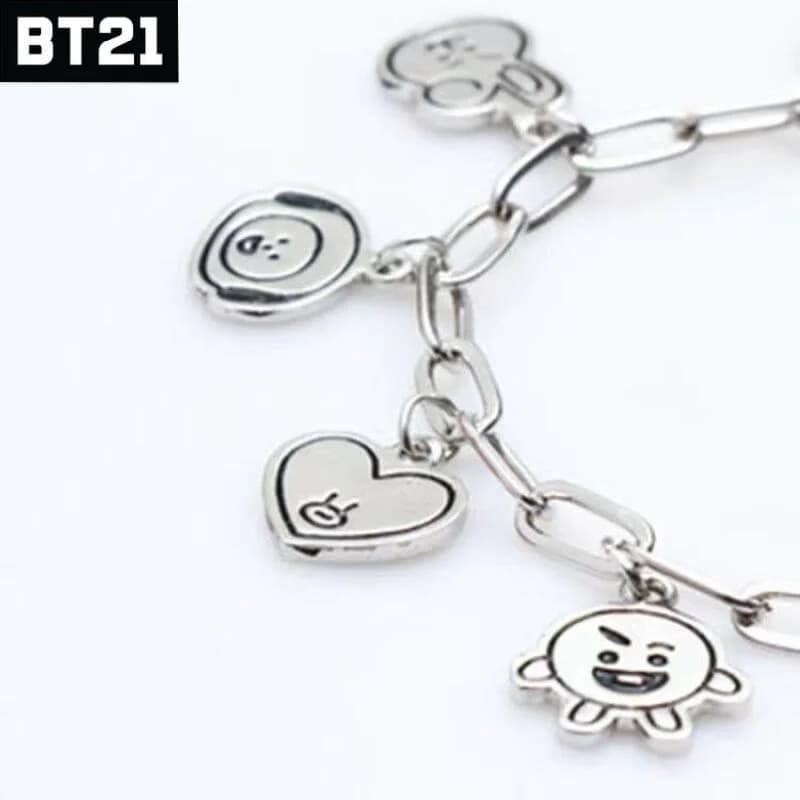 BT21 Artista K-pop Popolare Coppia di Personaggi Anime Cartoon 26Cm Accessori Semplici e alla Moda per Uomo e Donna Collezione per Fan 2026