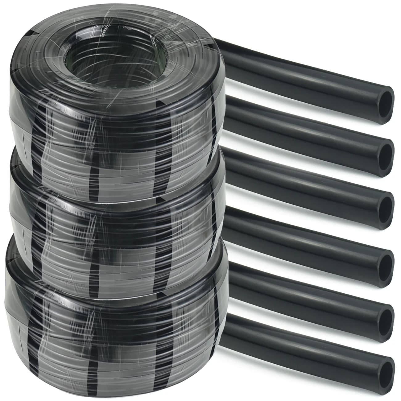 Garden 5-25M 3/8'' PVC Hose Drip Irrigation Pipe 8/11mm Tubing Watering Misting Cooling Quick Connector Bonsai Plant Greenhouse