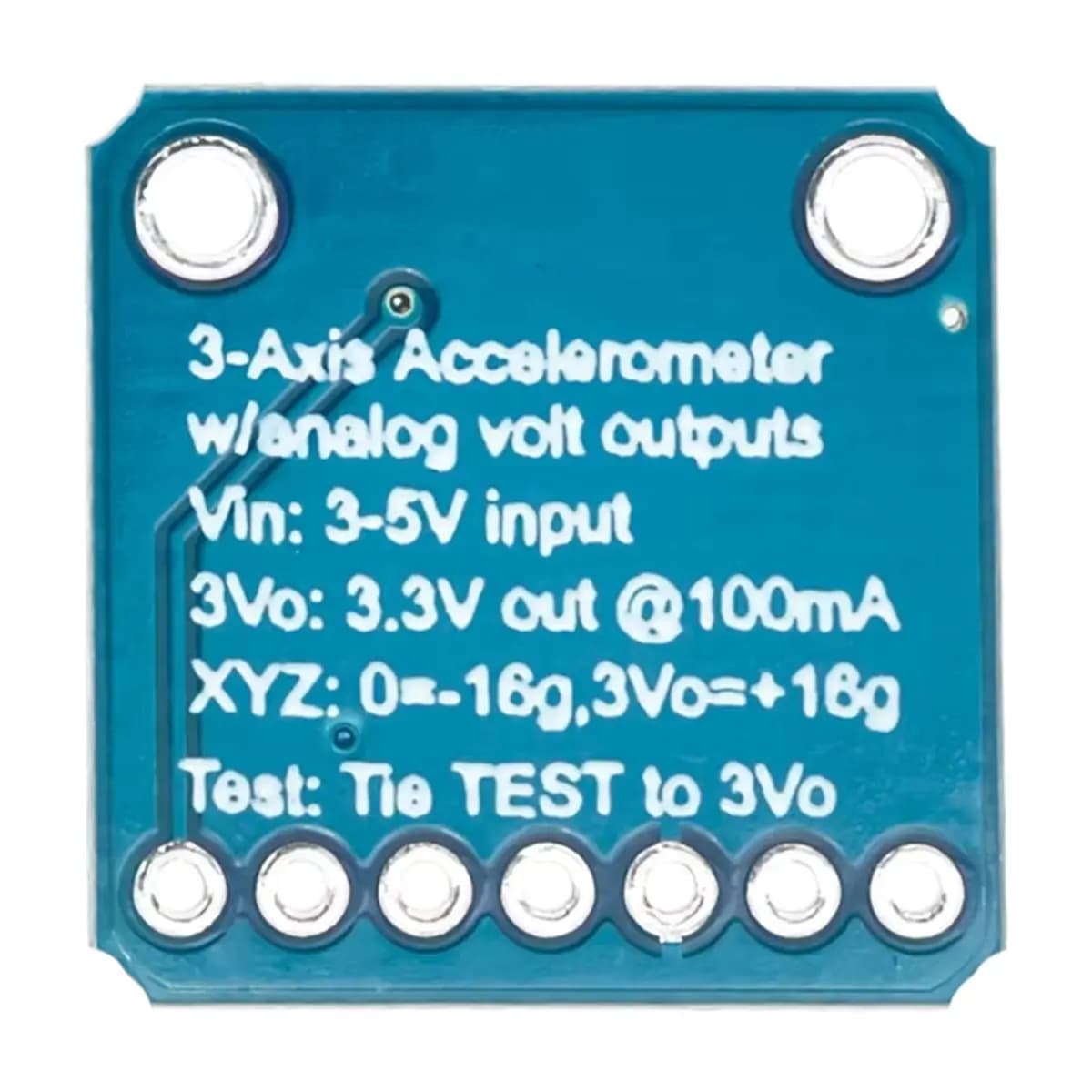 Y1520A*☀▃1018 ADXL326 - 5V Ready Triple- Accelerometer (+-16g Analog Out), Sensor Module for DIY Robotics Motion Detection
