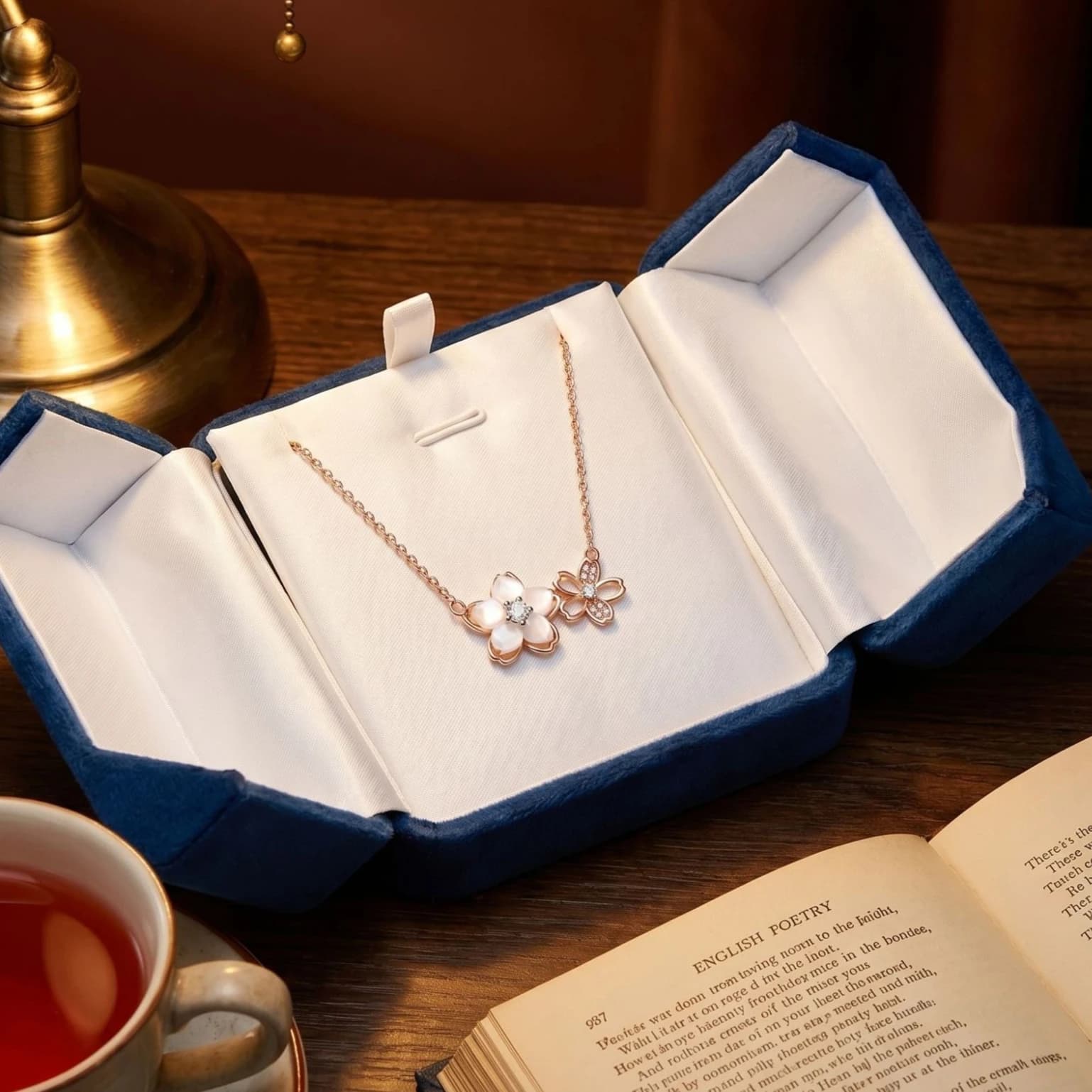 Collana con Ciondolo a Fiore in Zircone, Nuova Catena Semplice e Lussuosa per Donna, Gioiello Casual Estivo da Spiaggia, Accessorio Regalo