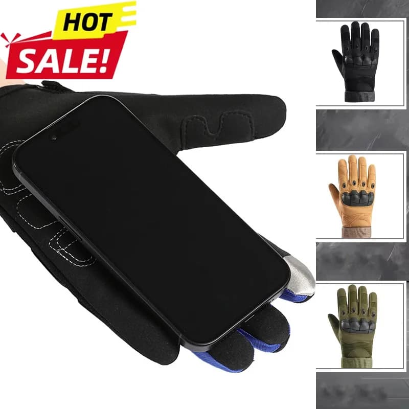 New Motorcycle Anti-slip Gloves Summer Hard Knuckle Riding Gloves Touchscreen Motorbike Gloves For Dirt Bike Motocross Unisex