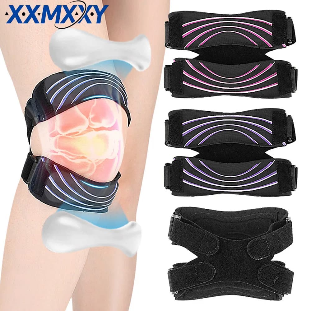 1 Pezzo Fascia di Supporto Regolabile in Neoprene per Tendine Rotulee, Fascia per Ginocchio per Alleviare il Dolore da Corsa, Artrite, Ginocchio del Salterino