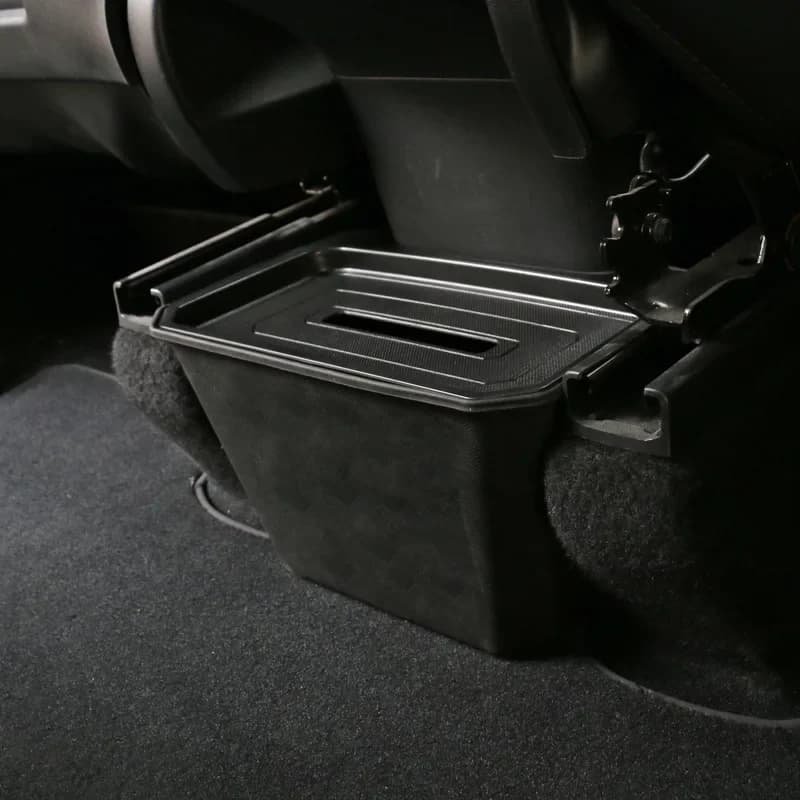 Adatto per la modifica degli accessori della scatola di immagazzinaggio del bidone della spazzatura dell'auto TPE della scatola di immagazzinaggio centrale posteriore Tesla Model Y