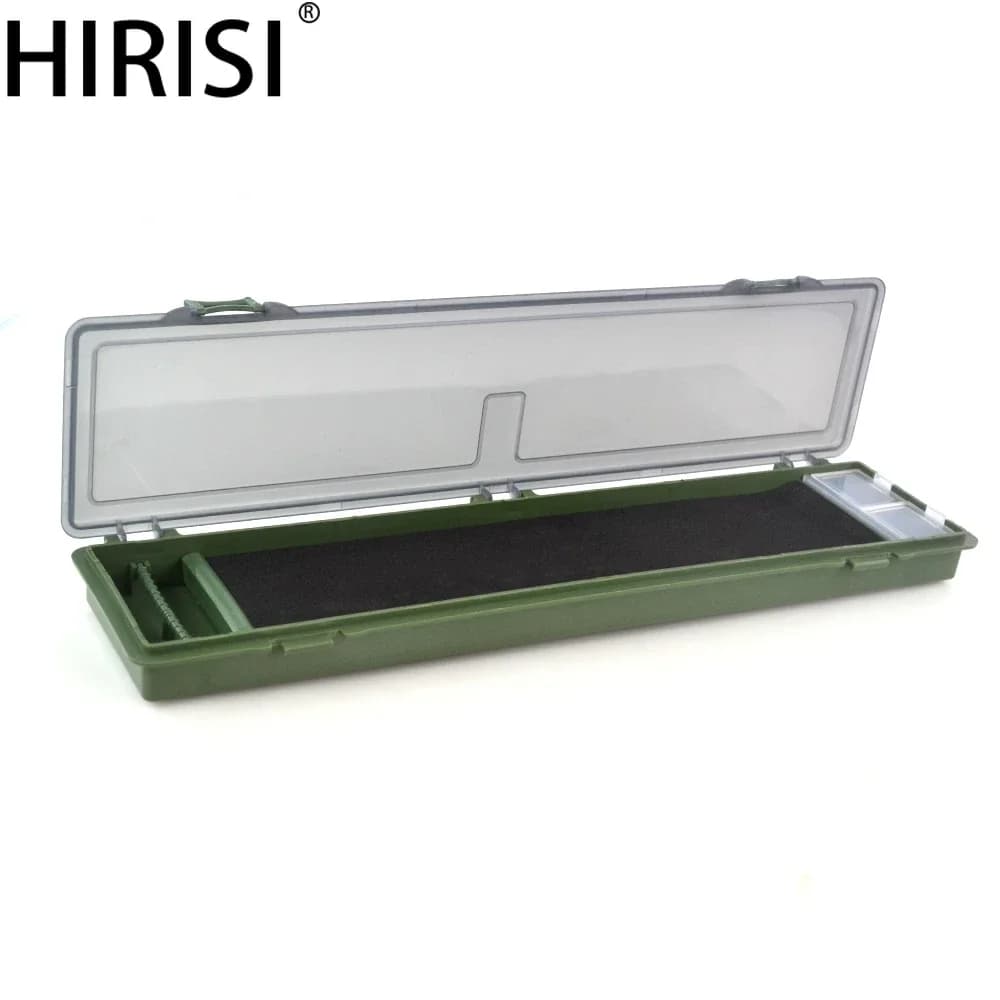 2026 Hirisi Scatola Porta Attrezzatura da Pesca alla Carpa con Tavola Rigida per Hair Rig e Porta Rig con Perni, Accessori da Pesca - Offerta a Tempo Limitato