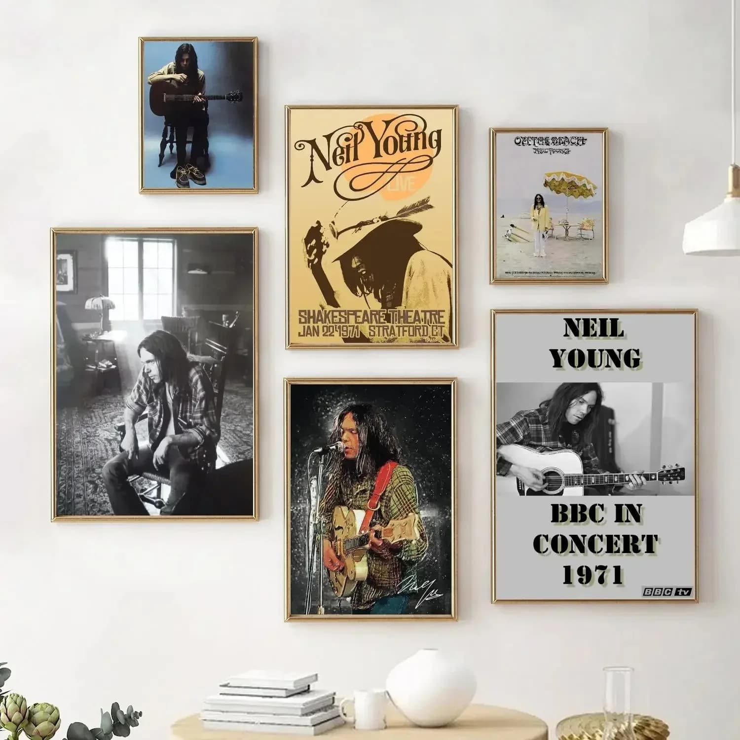 Neil Young Poster Decorative Painting Canvas Painting Poster Wall Art Living Room Posters Bedroom Painting