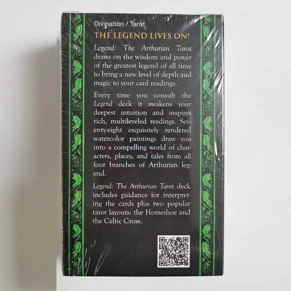 Legend King Arthurian Tarocchi Gioco da tavolo Festa in famiglia Carte da gioco Mazzo Gioco da tavolo Divinazione Data Leggenda Il tarocchi arthuriano