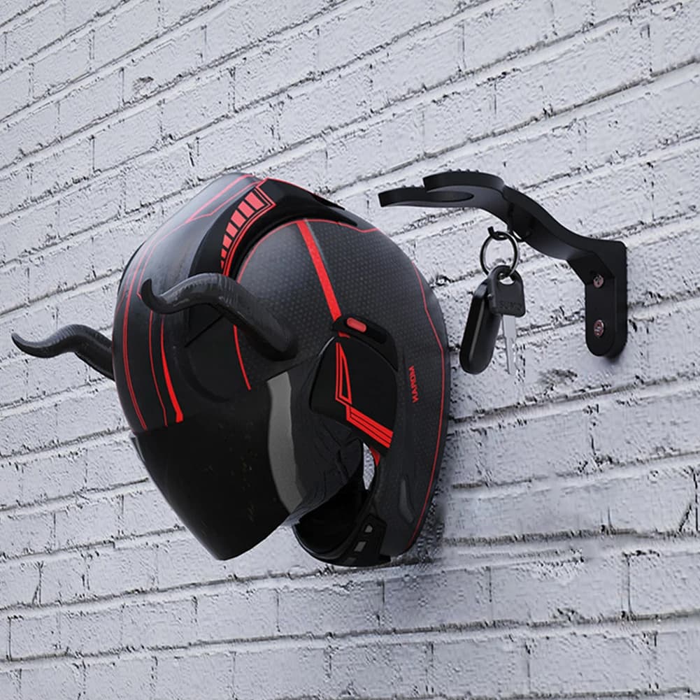 Multipurpose Hook for Biker Helmet Shelf for Kitchen Wardrobe Hooks for Wall Mounting Support for helmet display