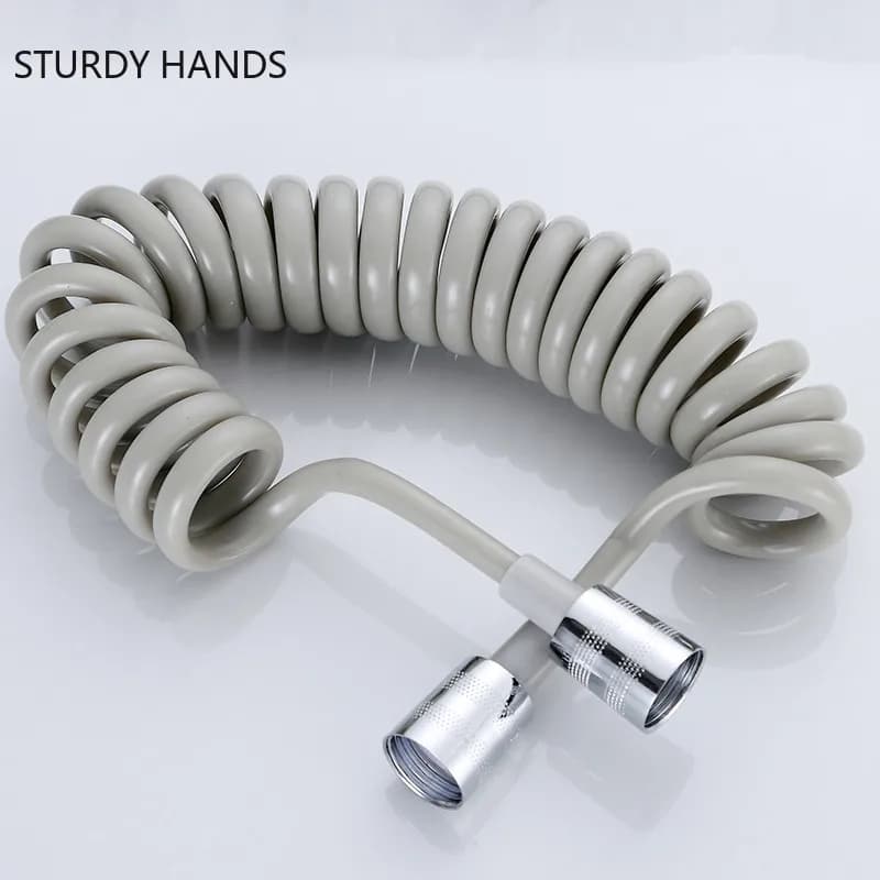 With joint telescopic hose for flexible hose for shower, water, hydraulic, toilet, bidet, sprayer, bathroom accessories