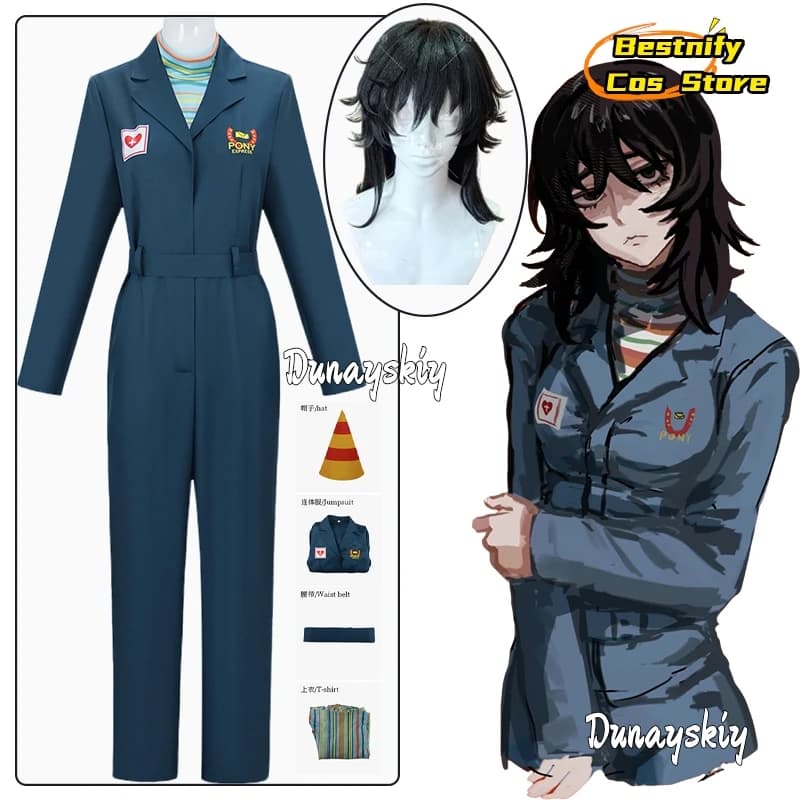 Infermiera Anya Costume Cosplay Gioco Collutorio Cosplay Donne Anya Tute Cappello Uniforme Vestito Halloween Travestimento per Donne Adulte