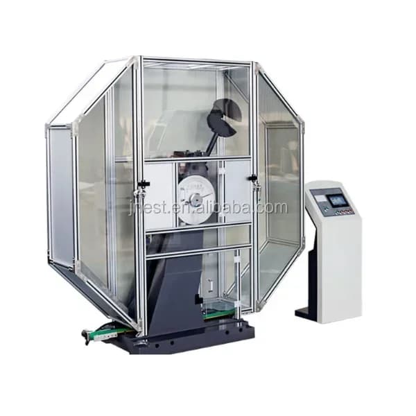 Macchina per prove di impatto a pendolo Charpy con touchscreen per materiali metallici ISO 148-1 450J 600J 750J