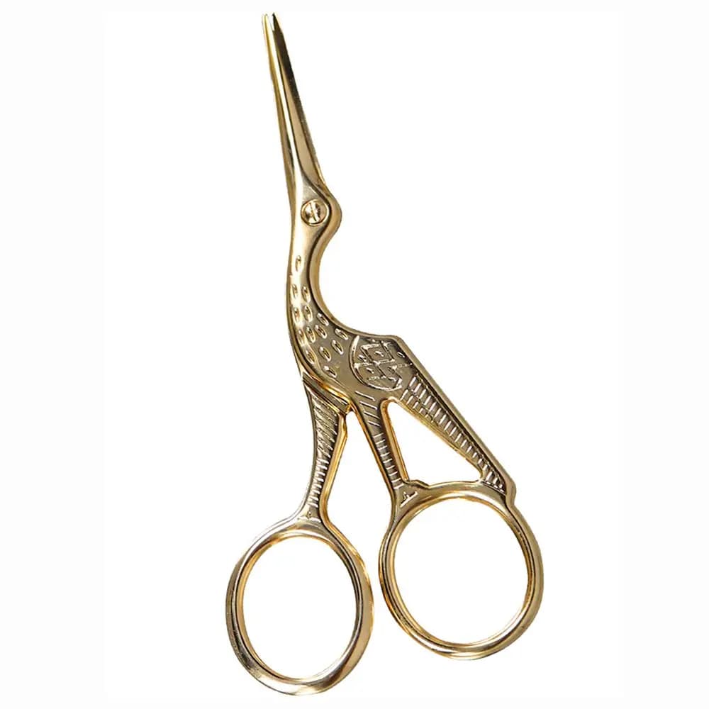 Forbici Classiche Vintage per Nail Art e Ricamo, Forbici da Sarto a Coda di Uccello, Utensile per Cucito