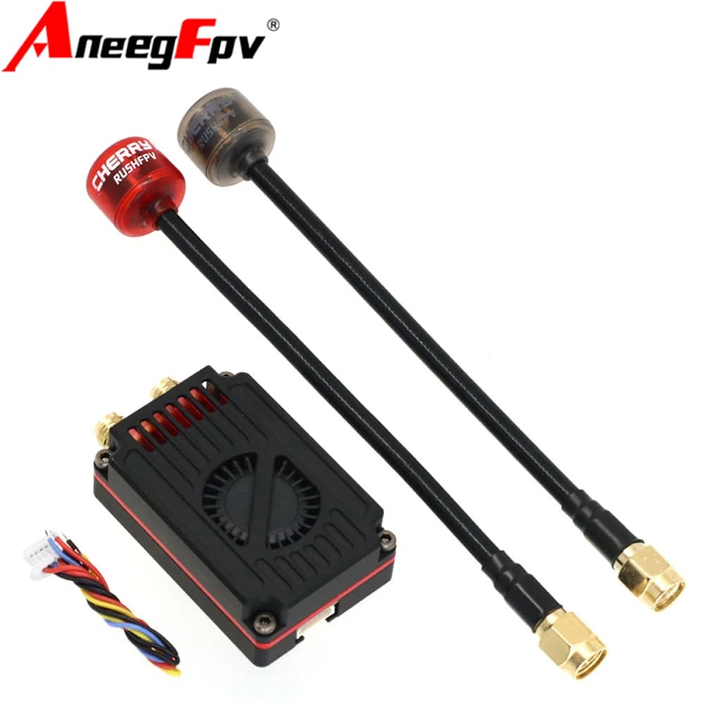 RUSHFPV 4.9G 5.8G 2.5W VTX 8+ 48CH Canale IRC Tramp Protocollo 7-30V Trasmettitore video a doppia frequenza per RC FPV Drone a lungo raggio