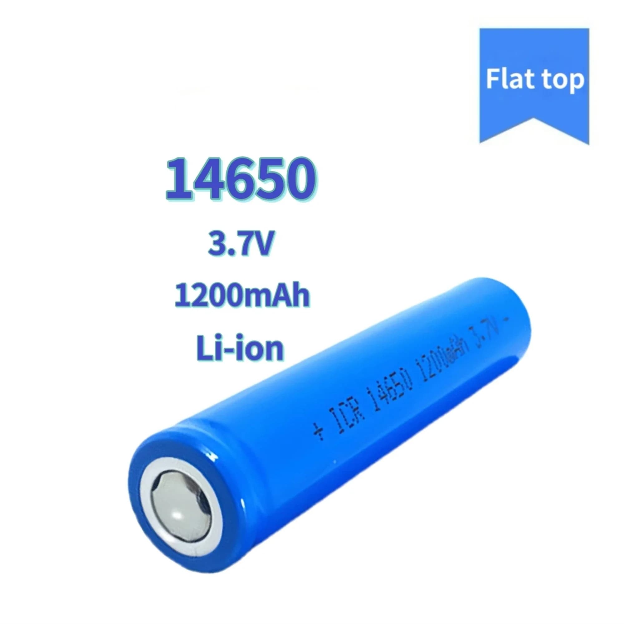 14650 Rechargeable Lithium Battery 3.7V 1200mAh Electric Toothbrush Charger Toy Multimeter Flashlight Walkie Talkie Speakers Speakers