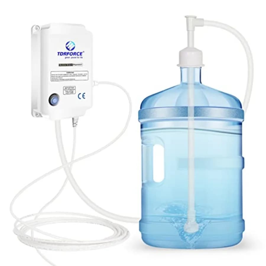 Pompa Elettrica per Bottiglie d'Acqua da 5 Galloni, Sistema di Erogazione Automatico, Dispenser d'Acqua, Distillatore