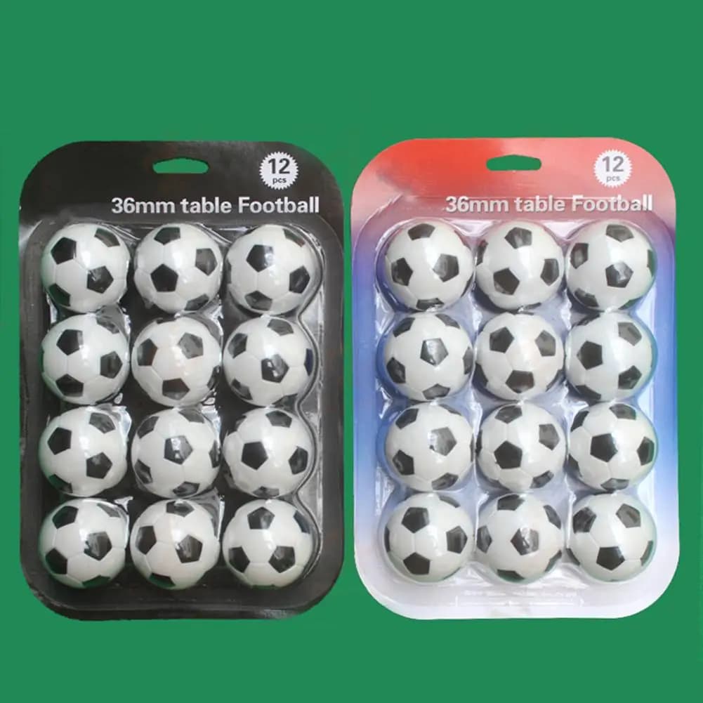 12 pezzi palloni da calcio giocattolo palloni da calcio classici da tavolo palloni da calcio standard mini palloni da calcio da 36 mm in bianco e nero