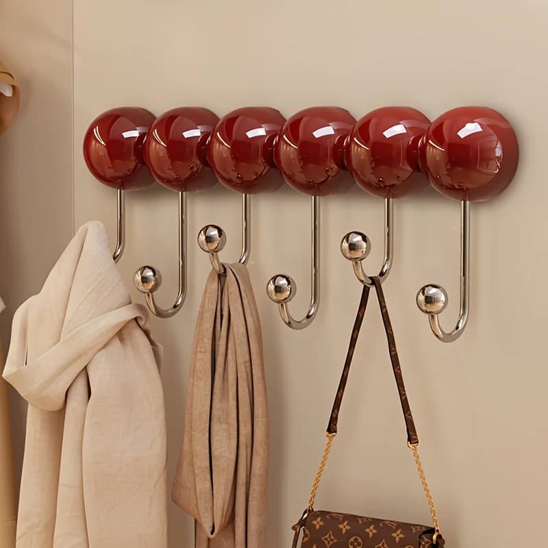 Gancio a ventosa 5/7 Hook Dopamine, robusto e durevole, senza foratura, per appendere vestiti, accessori da bagno, decorazione per la casa