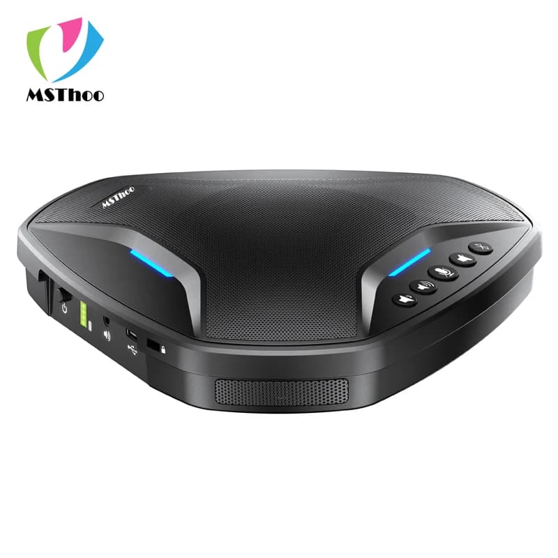 360 ° Microfono omnidirezionale Altoparlante USB/Interfaccia Bluetooth Type-C Sistema di conferenze audio per conferenze