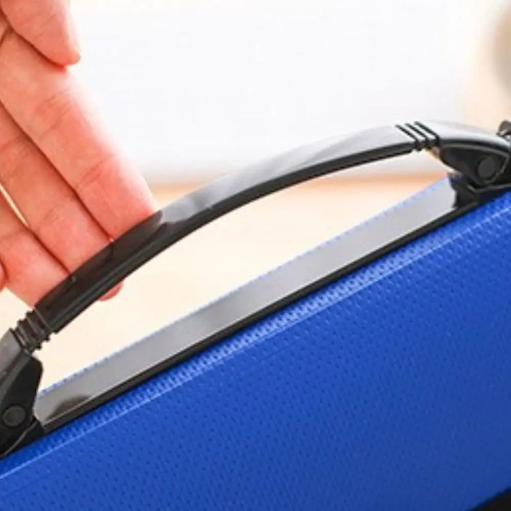 Borsa Portadocumenti Espandibile Semplice per Ufficio, Cartella Porta Documenti Portatile, Organizzatore per Documenti