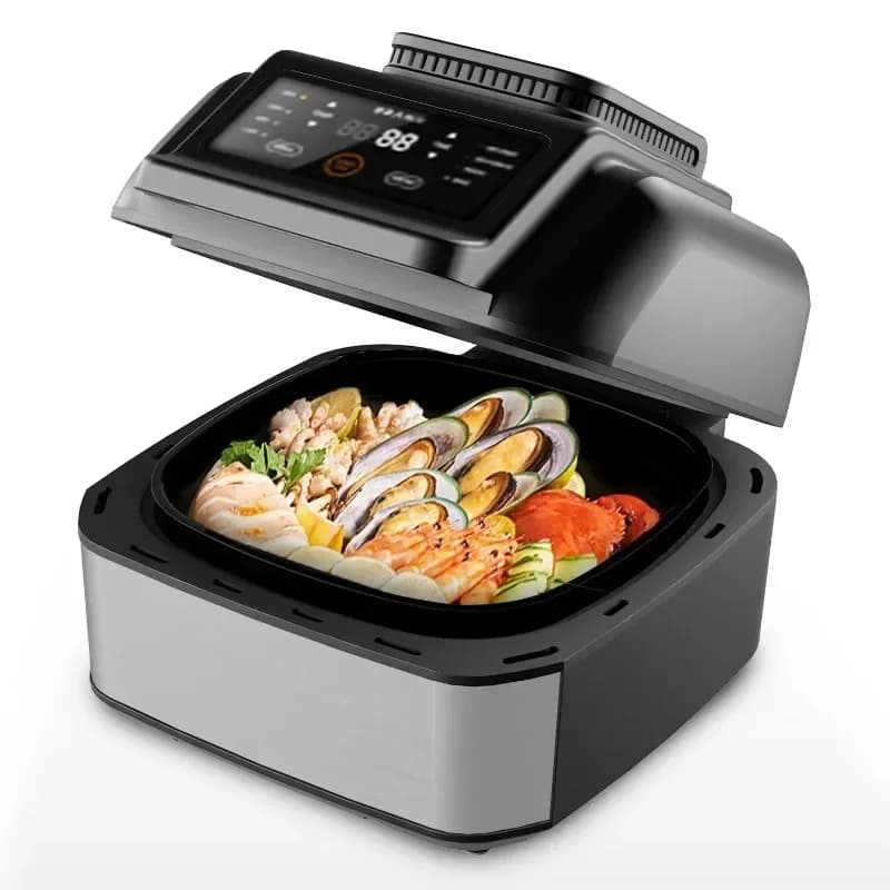 Household 8L air fryer Electric health Digital display Temperature control Fast intelligence