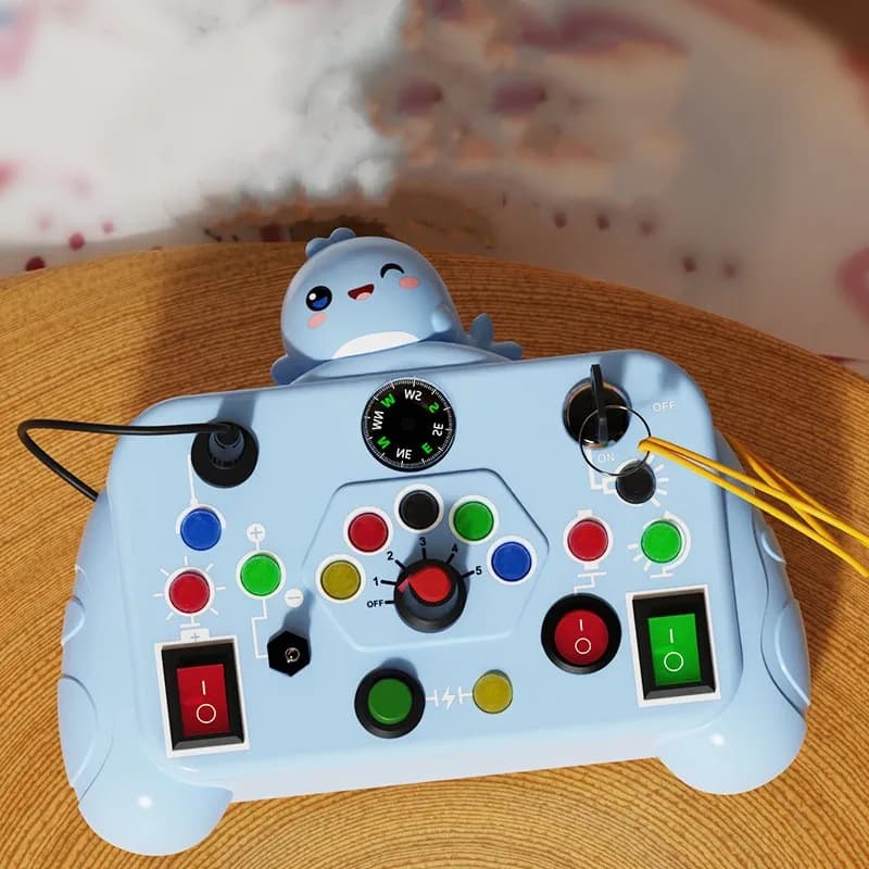 Giocattolo Educativo Montessori per Bambini, Gioco Cognitivo per la Coordinazione Occhio-Mano, Esplorazione Divertente
