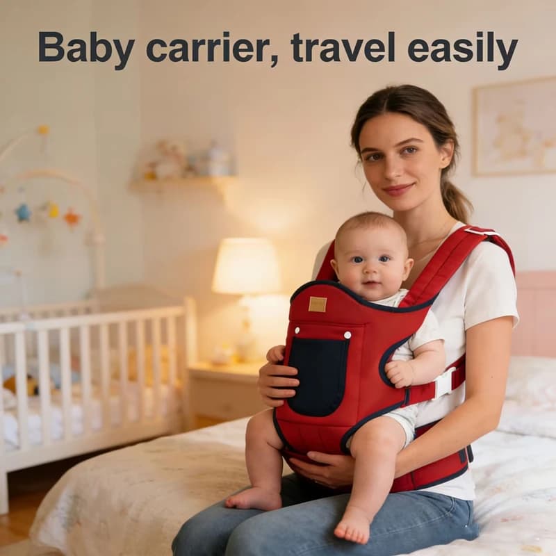 Lightweight Ventilate Ergonomics Baby Carrier Sling Portable Child Backpacks Thickening Shoulders Ergonomic Kangaroo 0-36 Months