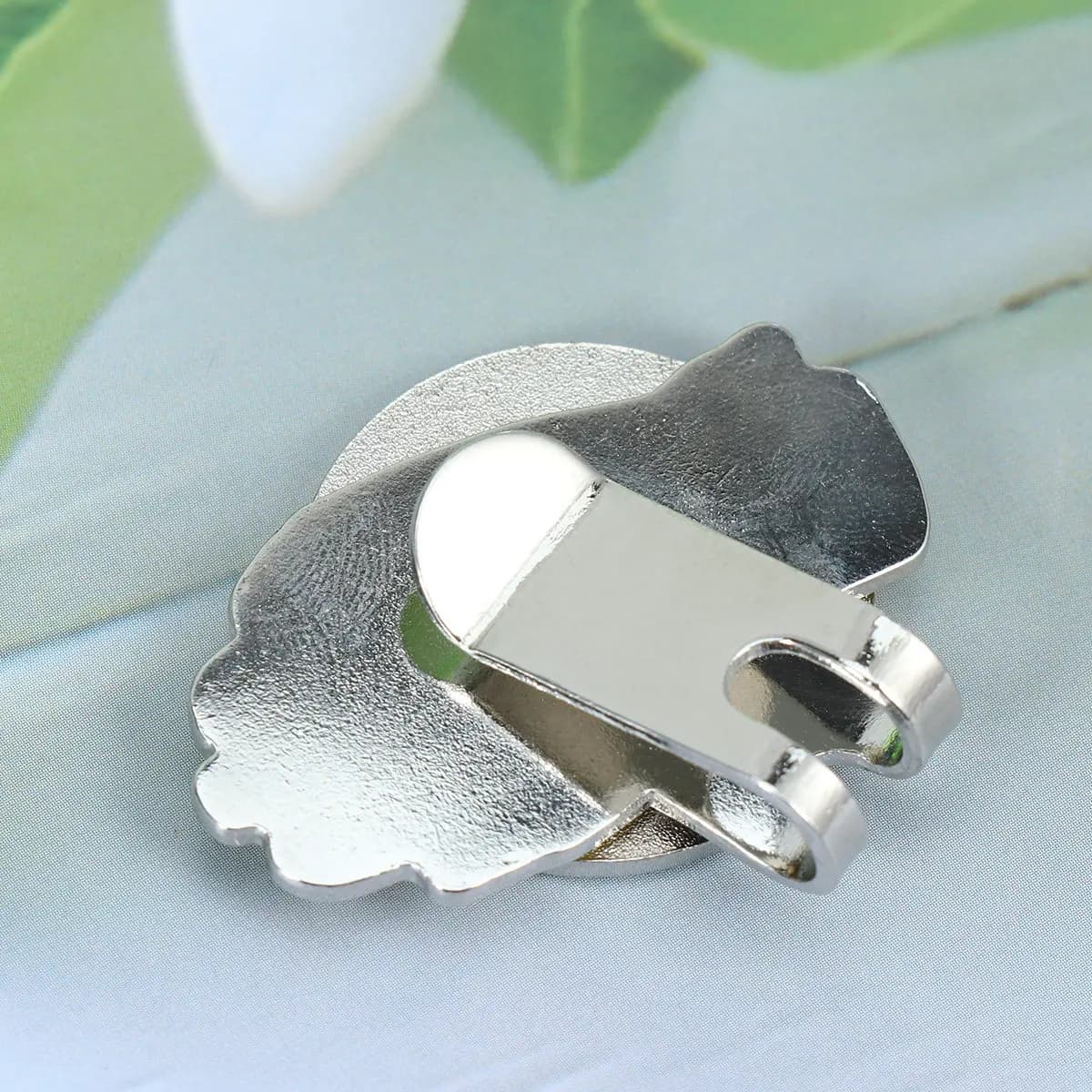 Clip per Visiera da Golf con Marcatore di Palline, Portatile, Leggero, Tascabile, Design in Lega per Sport all'Aperto, Marcatore di Palline Giallo
