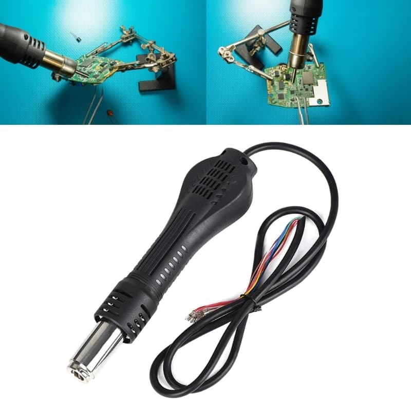 Hot Air Hair Drying Guns Welding For Hairdryer Handle For 858 858D Refinition Welding Station Repair Portable Disabling Tool